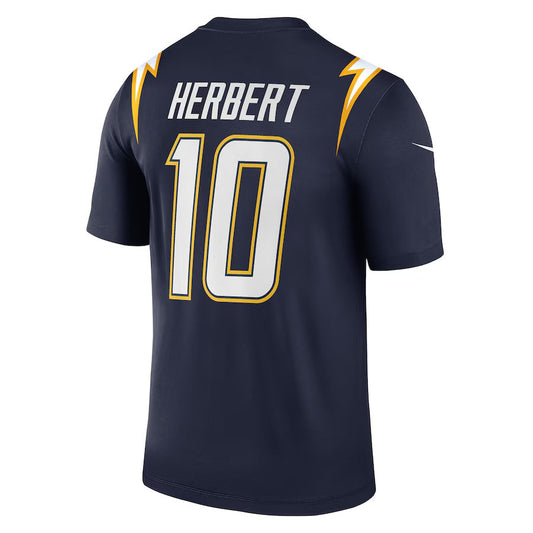 LA.Chargers #10 Justin Herbert Navy Alternate Super Chargers Legend Player Performance Top American Football Jerseys