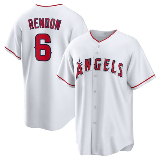 Los Angeles Angels #6 Anthony Rendon Home Replica Player Name Jersey - White Stitched Baseball Jersey