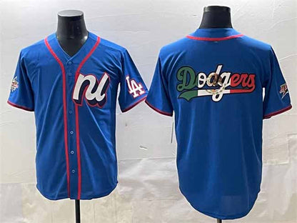 Los Angeles Dodgers National League Team Big Logo Blue 2025 All-Star Edition Limited Stitched Baseball Jersey