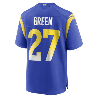 LA.Rams #27 A.J. Green Royal Team Game Stitched American Football Jerseys