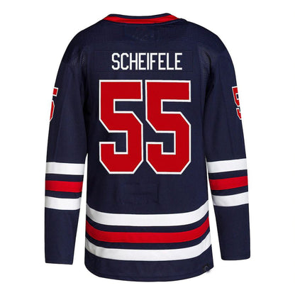 W.Jets #55 Mark Scheifele 2021-22 Alternate Primegreen Authentic Pro Player Jersey Navy Stitched American Hockey Jerseys CROVYIE