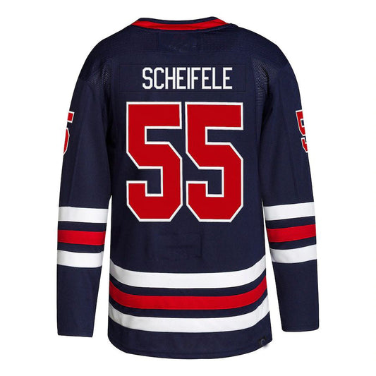 W.Jets #55 Mark Scheifele 2021-22 Alternate Primegreen Authentic Pro Player Jersey Navy Stitched American Hockey Jerseys CROVYIE