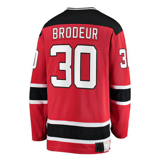 NJ.Devils #30 Martin Brodeur Fanatics Branded Premier Breakaway Retired Player Jersey  Red Stitched American Hockey Jerseys CROVYIE
