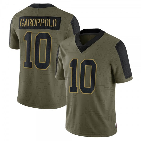 Men's #10 Jimmy Garoppolo SF.49ers Limited Stitched Jerseys