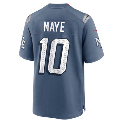 NE.Patriots #10 Drake Maye 2025 Rivalries Collection Game Jersey-Nery - Storm Blue Stitched American Football Jersey-Nerys