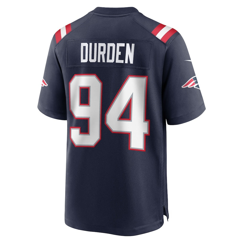 NE.Patriots #94 Cory Durden Navy Team Game Stitched American Football Jerseys