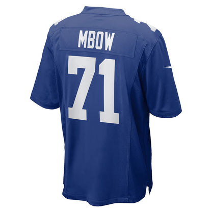 NY.Giants #71 Marcus Mbow Royal Team Game Stitched American Football Jerseys