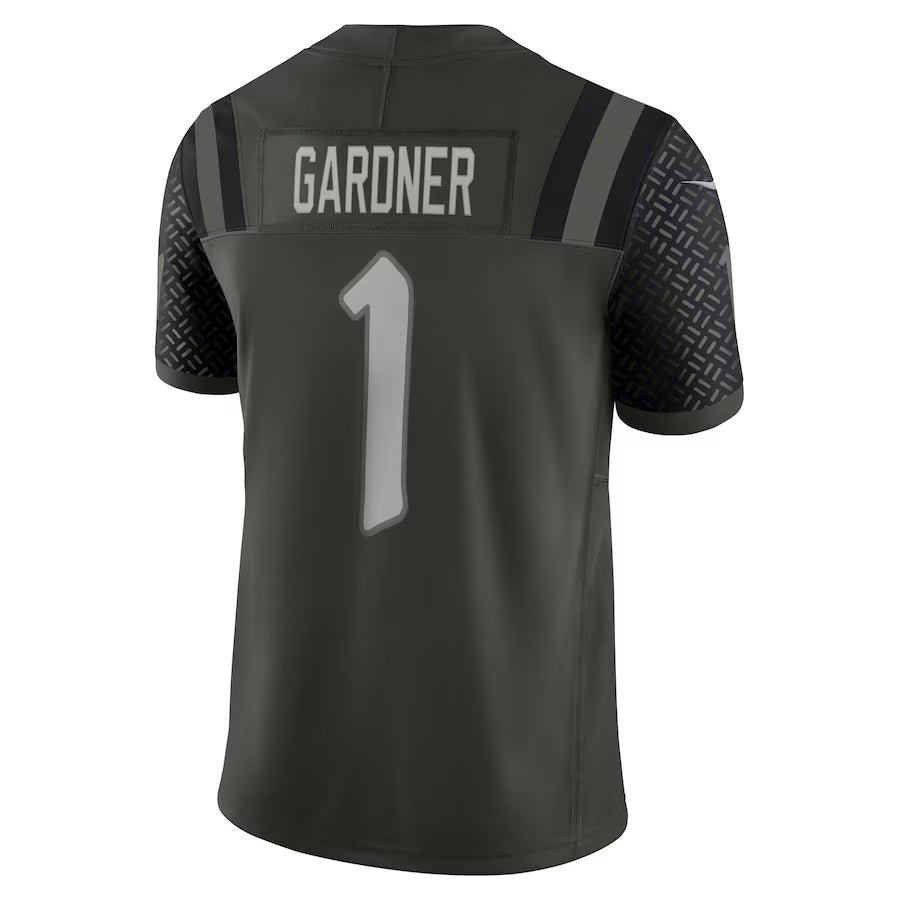 NY.Jets #1 Ahmad Sauce Gardner 2025 Rivalries Collection Limited Jersey-Nery - Gotham Green Stitched American Football Jersey-Nerys