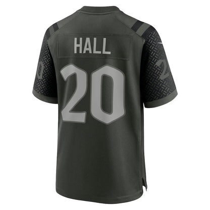 NY.Jets #20 Breece Hall 2025 Rivalries Collection Game Jersey-Nery - Gotham Green Stitched American Football Jersey-Nerys