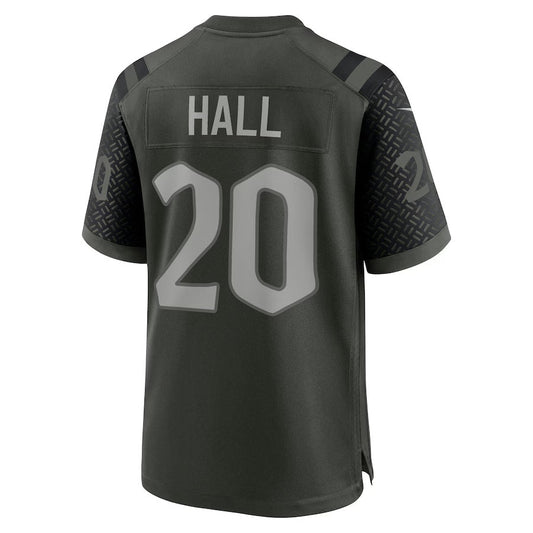 NY.Jets #20 Breece Hall 2025 Rivalries Collection Game Jersey-Nery - Gotham Green Stitched American Football Jersey-Nerys
