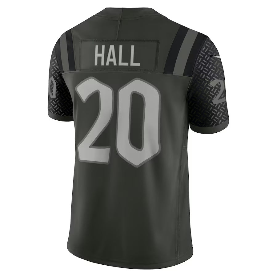 NY.Jets #20 Breece Hall 2025 Rivalries Collection Limited Jersey-Nery - Gotham Green Stitched American Football Jersey-Nerys