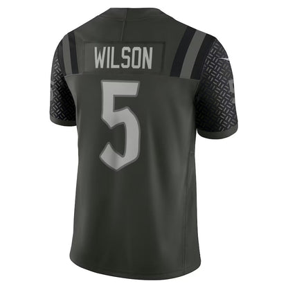 NY.Jets #5 Garrett Wilson 2025 Rivalries Collection Limited Jersey-Nery - Gotham Green Stitched American Football Jersey-Nerys