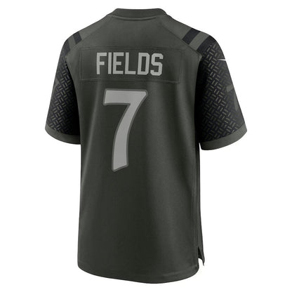 NY.Jets #7 Justin Fields 2025 Rivalries Collection Game Jersey-Nery - Gotham Green Stitched American Football Jersey-Nerys