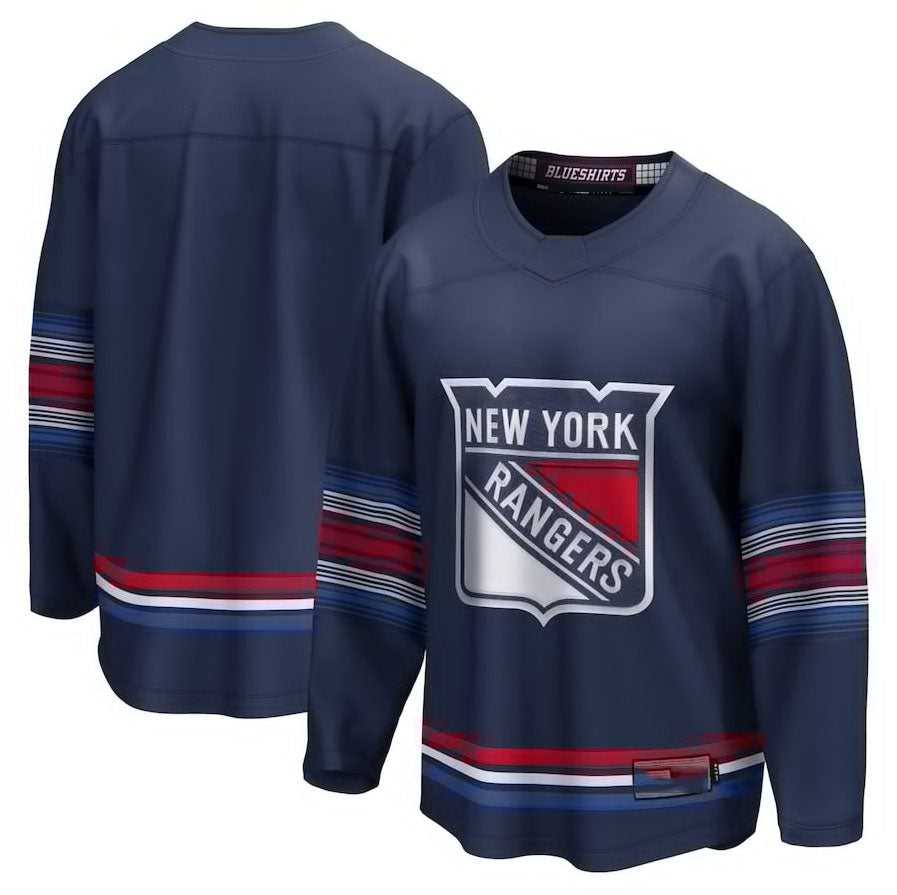 NY.Rangers Fanatics Alternate Premier Breakaway Jersey - Navy Stitched American Hockey Jerseys CROVYIE