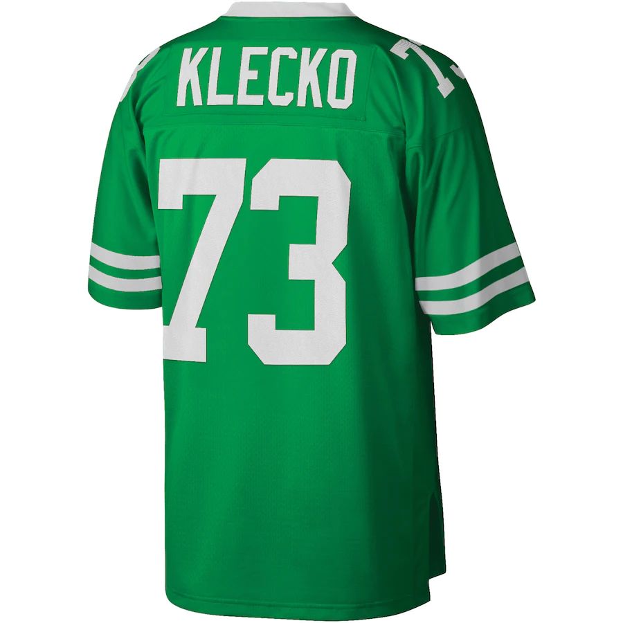 NY.Jets #73 Joe Klecko Mitchell & Ness Kelly Green Legacy Replica Jersey Stitched American Football Jerseys