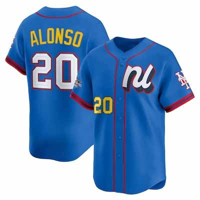 New York Mets #20 Pete Alonso National League 2025 All-Star Edition Limited Player Jersey - Blue Baseball Jersey