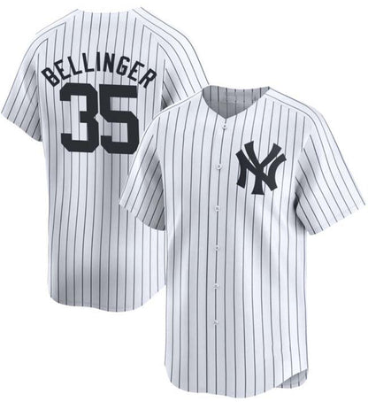 New York Yankees #35 Cody Bellinger White 2024 Home Limited With Name Stitched Baseball Jersey