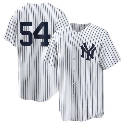 New York Yankees #54 Max Fried White 2024 Cool Base Stitched Baseball Jersey