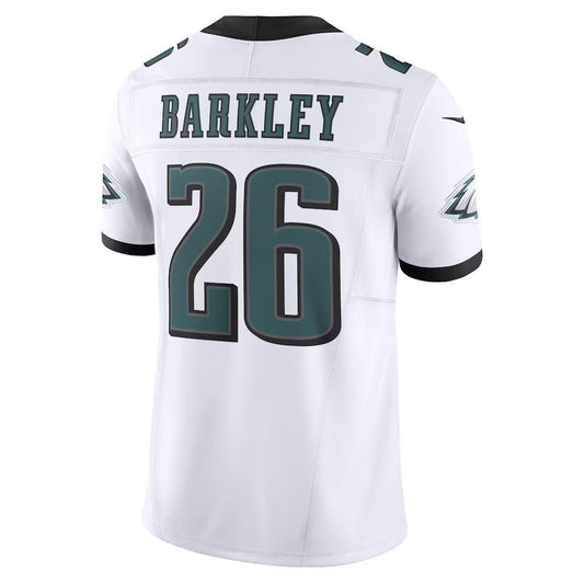 P.Eagles #26 Saquon Barkley White Vapor F.U.S.E. Limited Stitched American Football Jerseys