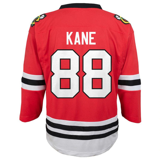 C.Blackhawks #88 Patrick Kane Preschool Replica Player Jersey Red Stitched American Hockey Jerseys CROVYIE