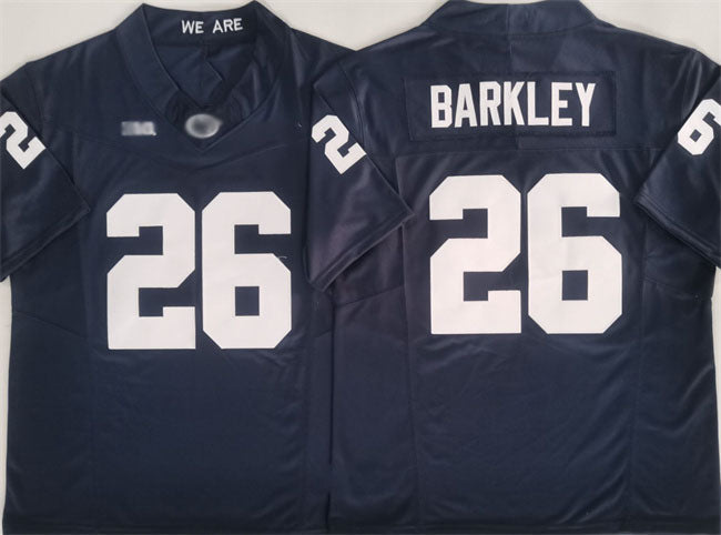 P.State Nittany Lions #26 Saquon Barkley Navy 2024 F.U.S.E. Stitched College Jerseys