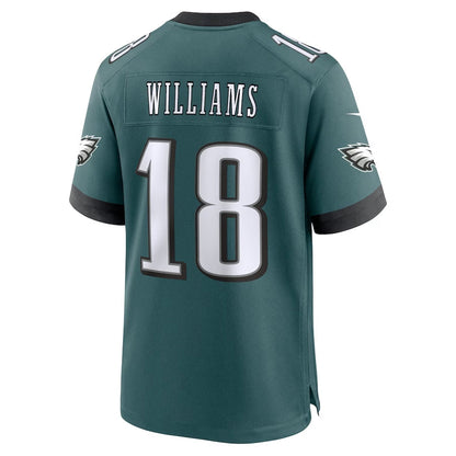P.Eagles #18 Avery Williams Midnight Green Team Game American Football Jerseys