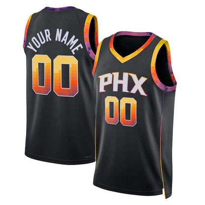 Custom P.Suns Jordan Brand Unisex 2022-23 Swingman Custom Jersey Statement Edition  Black Stitched Basketball Jersey