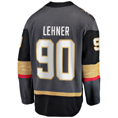 V.Golden Knights #90 Robin Lehner Fanatics Branded Breakaway Alternate Player Jersey Gray Hockey Jerseys CROVYIE