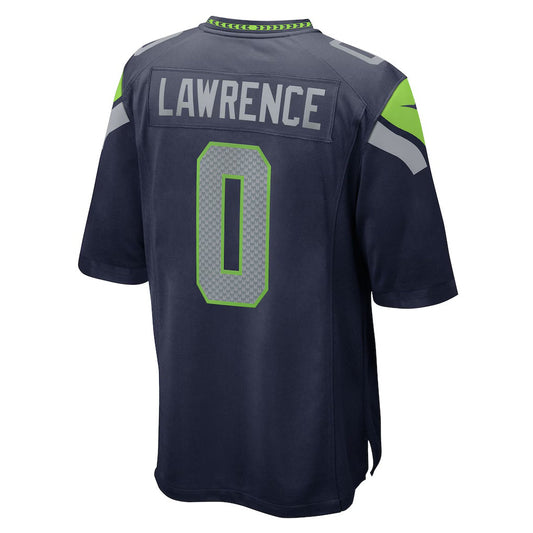 S.Seahawks #0 DeMarcus Lawrence College Navy Team Game Stitched American Football Jerseys