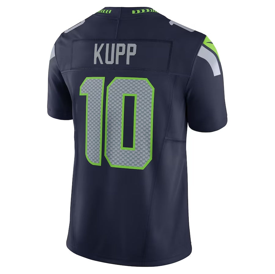 S.Seahawks #10 Cooper Kupp College Navy Team Vapor F.U.S.E. Limited American Football Jerseys