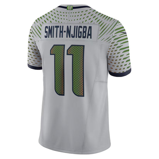 S.Seahawks #11 Jaxon Smith-Njigba 2025 Rivalries Collection Limited Jersey-Nery - Wolf Gray Stitched American Football Jersey-Nerys