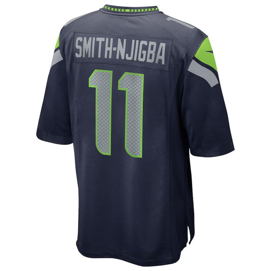 S.Seahawks #11 Jaxon Smith-Njigba College Navy Team 50th Season Game Stitched American Football Jerseys