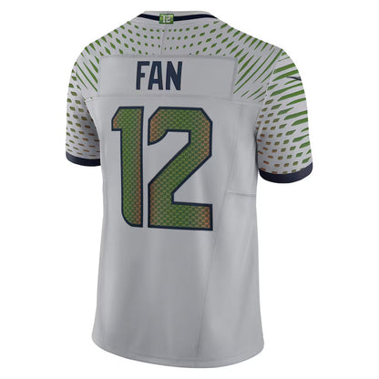 S.Seahawks #12s 2025 Rivalries Collection Limited Jersey-Nery - Wolf Gray Stitched American Football Jersey-Nerys