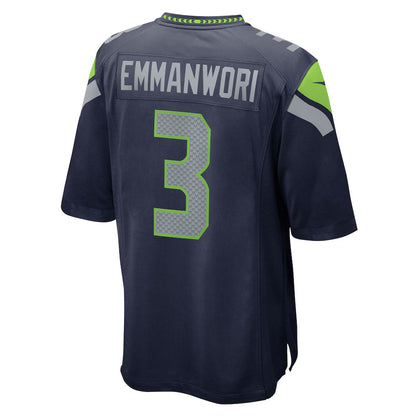 S.Seahawks #3 Nick Emmanwori College Navy Team Game Stitched American Football Jerseys