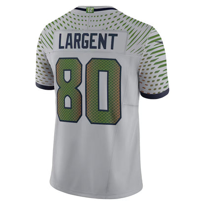 S.Seahawks #80 Steve Largent 2025 Rivalries Collection Retired Player Limited Jersey-Nery - Wolf Gray Stitched American Football Jersey-Nerys