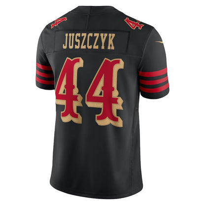 SF.49ers #44 Kyle Juszczyk 2025 Rivalries Collection Limited Jersey-Nery - Black Stitched American Football Jersey-Nerys