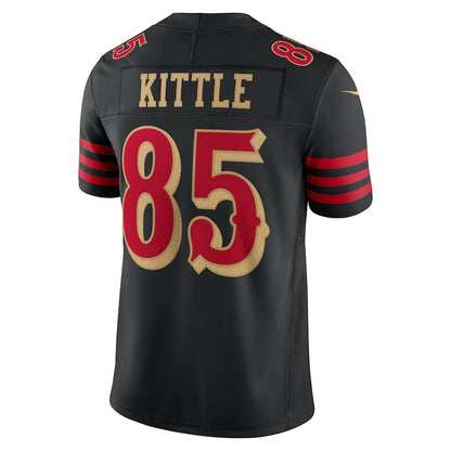 SF.49ers #85 George Kittle 2025 Rivalries Collection Limited Jersey-Nery - Black Stitched American Football Jersey-Nerys