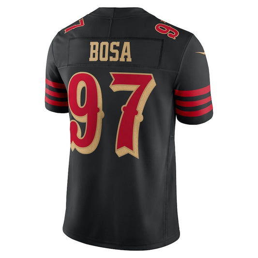 SF.49ers #97 Nick Bosa 2025 Rivalries Collection Limited Jersey-Nery - Black Stitched American Football Jersey-Nerys