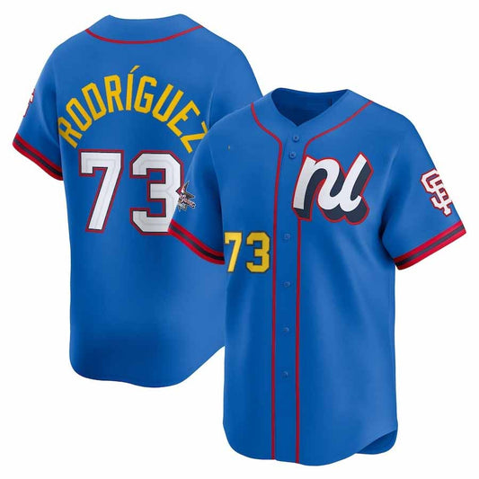 San Francisco Giants #73 Randy Rodr¨ªguez National League 2025 All-Star Edition Limited Player Jersey - Blue Baseball Jersey