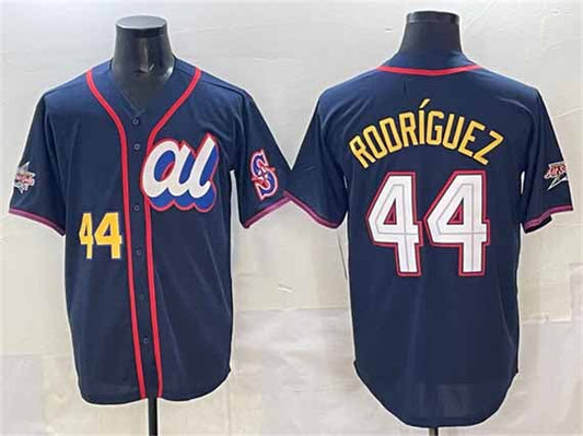 Seattle Mariners American League #44 Julio Rodr¨ªguez Navy 2025 All-Star Edition Limited Stitched Baseball Jersey