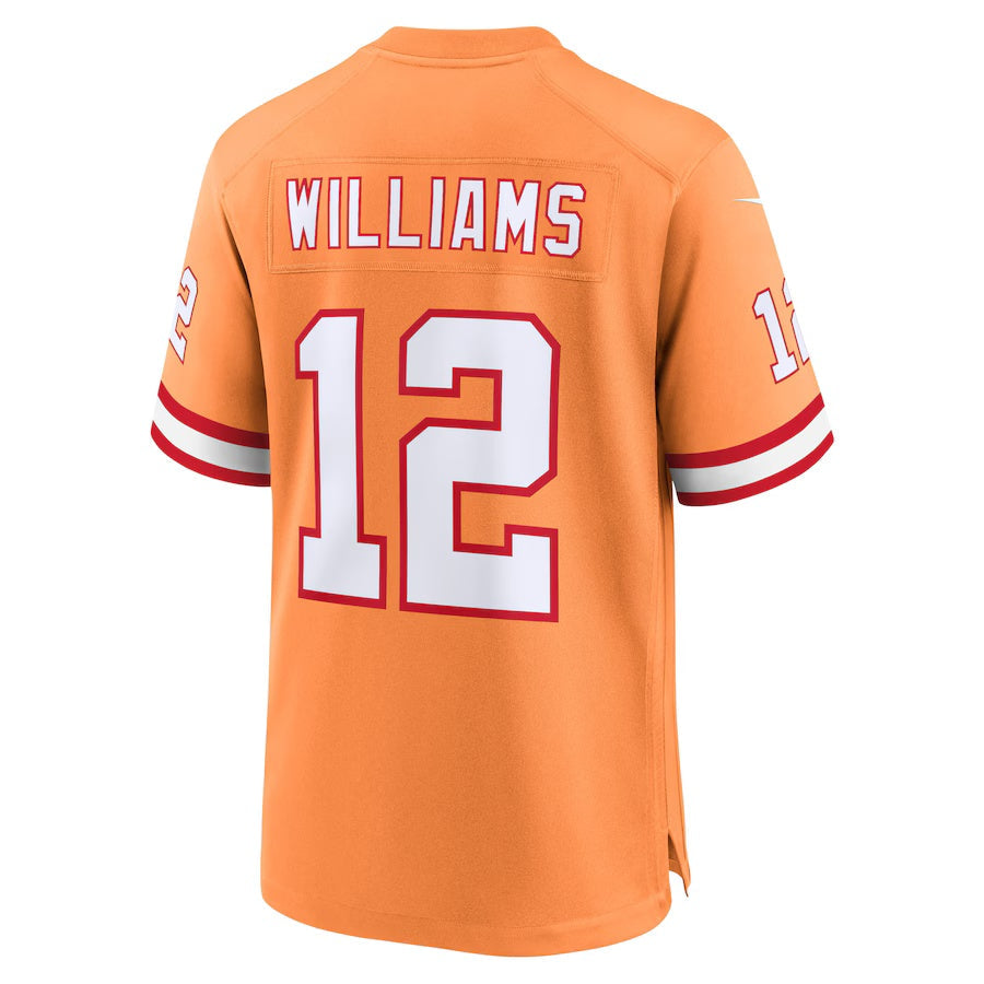 TB.Buccaneers #12 Doug Williams Creamsicle 50th Season Game American Football Jerseys