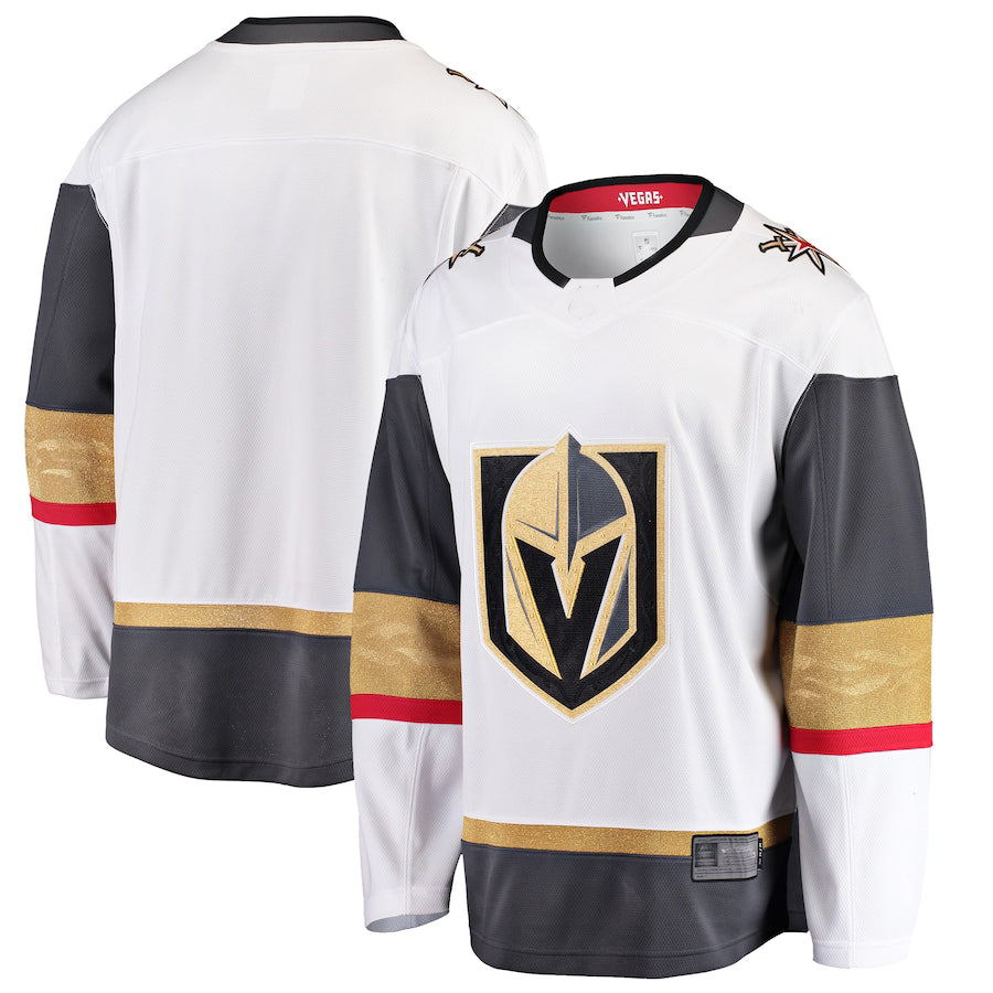 V.Golden Knights Fanatics Branded Breakaway Away Jersey White Stitched American Hockey Jerseys CROVYIE