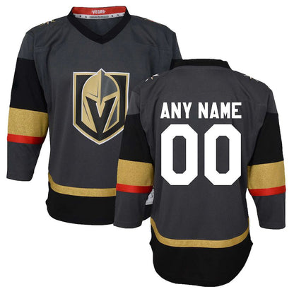 Custom V.Golden Knights Infant Alternate Replica Jersey Gray Stitched American Hockey Jerseys CROVYIE