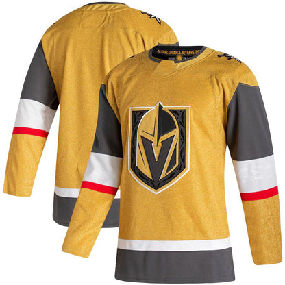V.Golden Knights 2020-21 Home Authentic Jersey Gold Stitched American Hockey Jerseys CROVYIE