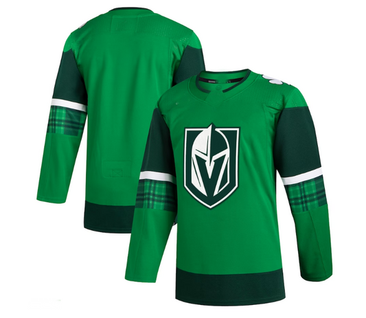 V.Golden Knights 2023 St. Patrick's Day Primegreen Authentic Jersey - Kelly Green Stitched American Hockey Jerseys CROVYIE