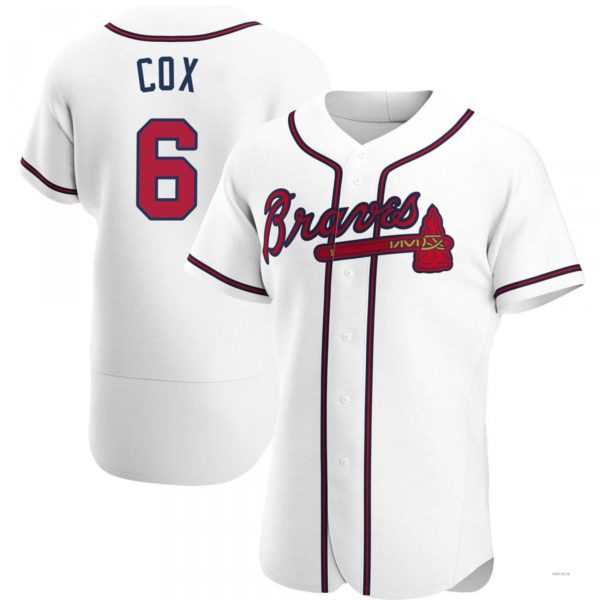 Atlanta Braves #6 Bobby Cox White Home Jersey Stitches Baseball Jerseys