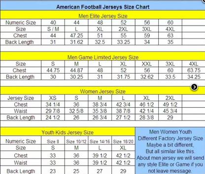 Custom Men American Arizona Stitched Football Jersey - NERY2025 Store